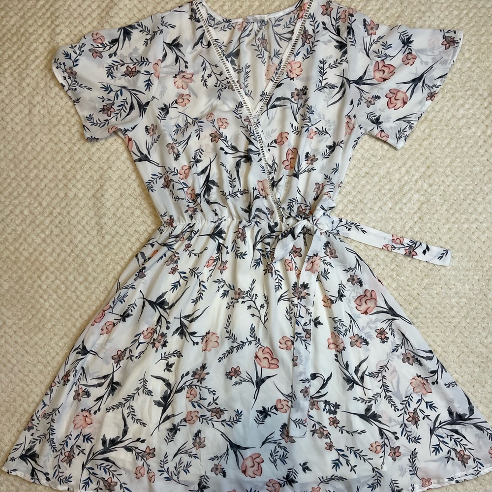 Floral print dress